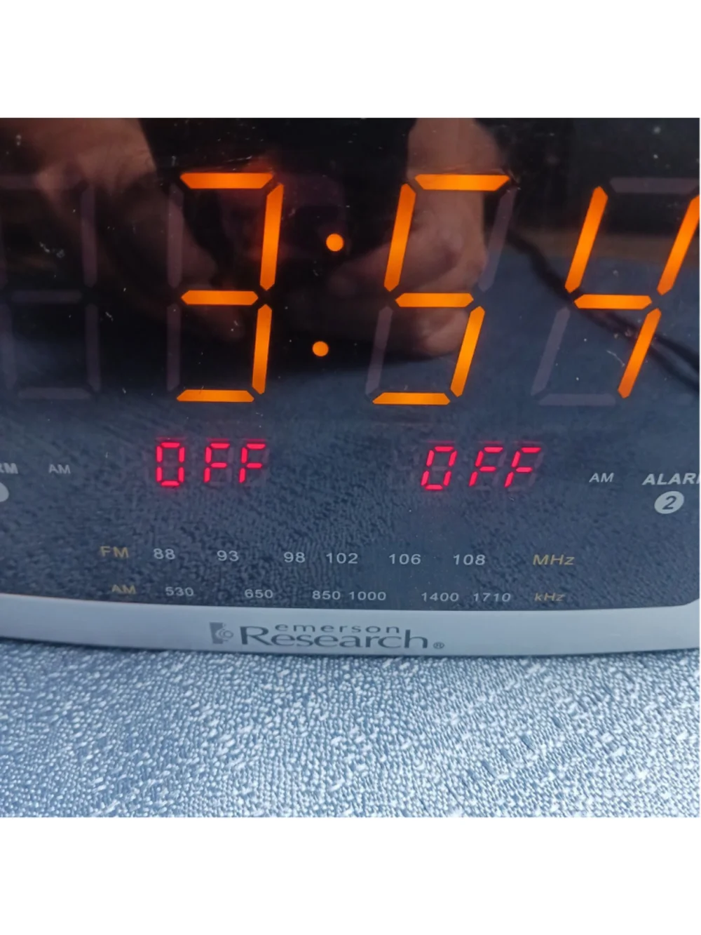 Emerson Research CKS3020 SmartSet Dual Alarm Clock AM FM Radio LED Display